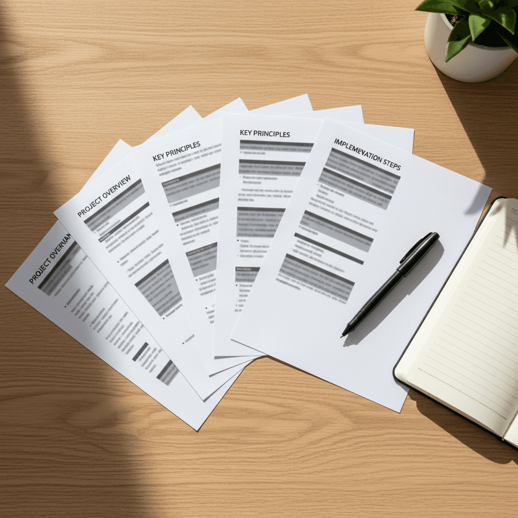 Guideline summary sheets